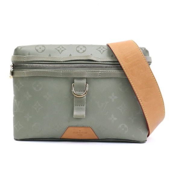 LOUIS VUITTON Other - LOUIS VUITTON Crossbody Shoulder Bag Body Monogram Titanium Messenger PM/Mono...